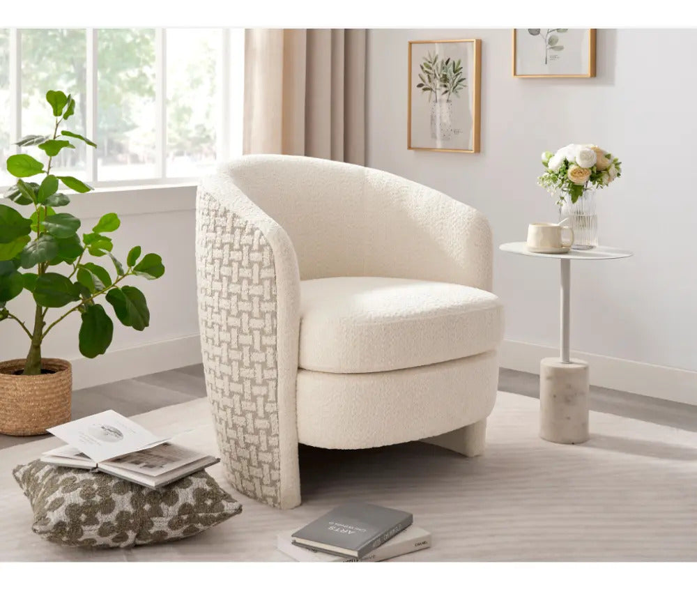 Sillón Minimalista Moderno Individual Estructura Curva