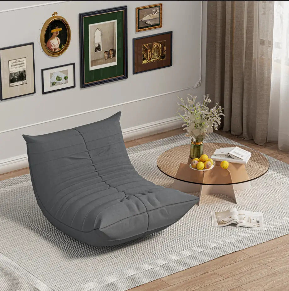 Sillón Puff Moderno Individual Minimalista Ergonomico