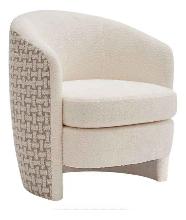 Sillón Minimalista Moderno Individual Estructura Curva