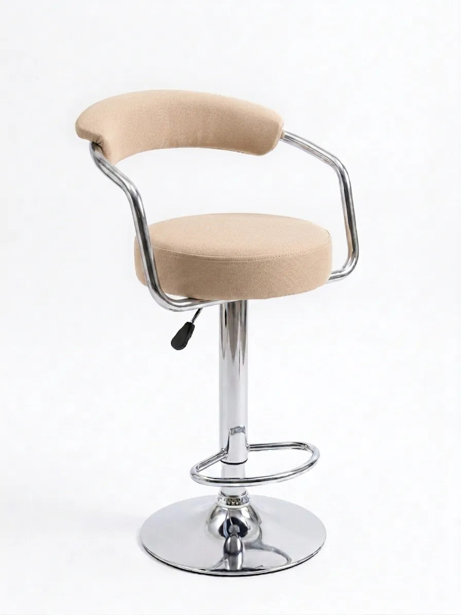 Set De 2 Bancos Barra Bar Cocina Altura Regulable Elegante