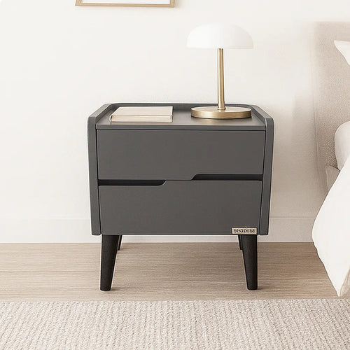 Buro Moderno Recamara 2 Cajones Cubirta Tipo Marmol