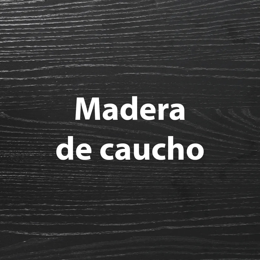 Mesa De Noche Negra Con 2 Cajones Estilo Contemporáneo