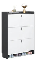 Moderno Recibidor Zapatero Organizador Delgado 3 Puertas